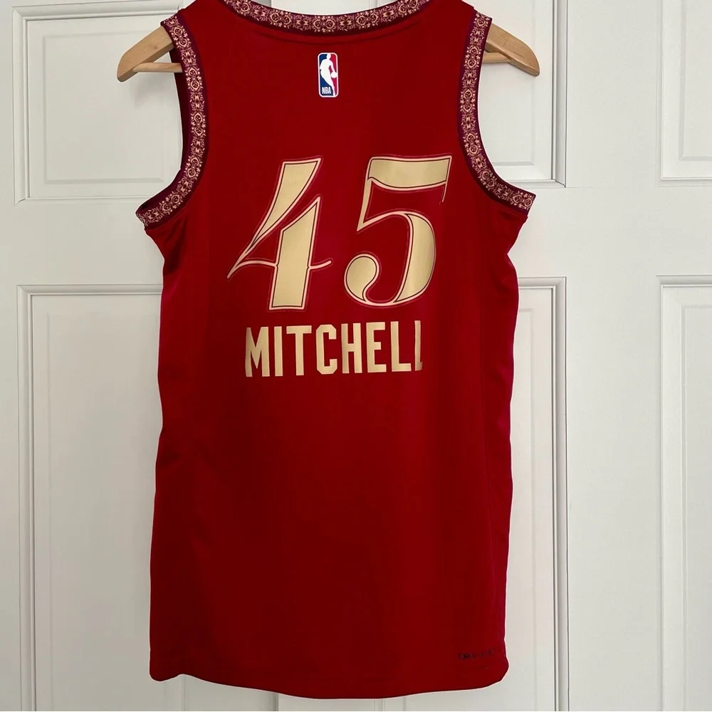 Nike Donovan Mitchell Cleveland Cavaliers Jersey #45 The Land City Edition 36/XS